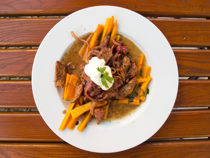 salsa de cordero en su jugo